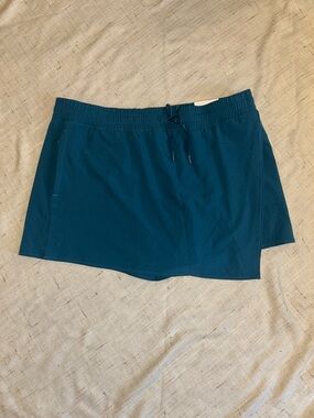 Reebok Deep Teal Athletic Skort with Elastic Waist